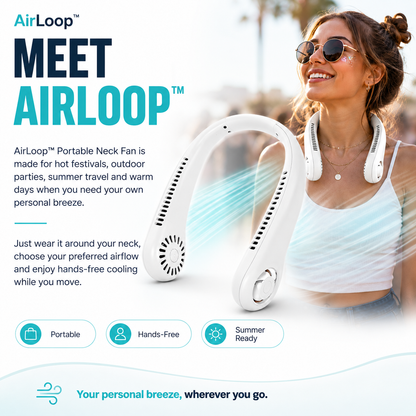 AirLoop™ Portable Neck Fan