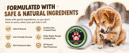 CuteBone Dog Paw Balm 2 oz (60g)