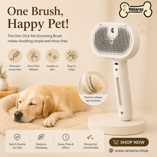 3-in-1 Steam Pet Brush