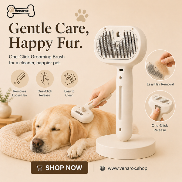3-in-1 Steam Pet Brush